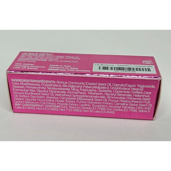 Younique Lip Bon Bons Tinted Lip Balm Raspberry Cheesecake .15oz New in Box - Picture 3 of 4